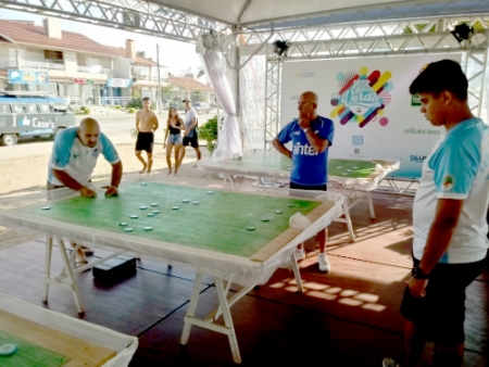 Futebol de mesa foi uma das atrações do fim de semana