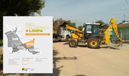 Nesta semana a coleta de entulhos é na Zona 3 - bairro Barrinha