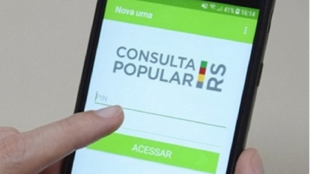 Inicia nesta segunda-feira (26) a consulta popular que será totalmente virtual devido à pandemia de Covid-19