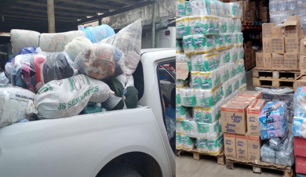 Prefeitura arrecada doações em solidariedade aos atingidos pelas enchentes