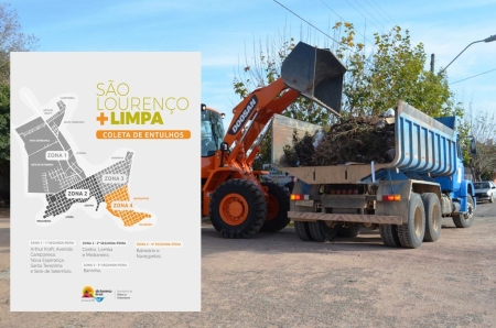 Nesta semana a coleta de entulhos é na Zona 4 - bairros Balneário e Navegantes