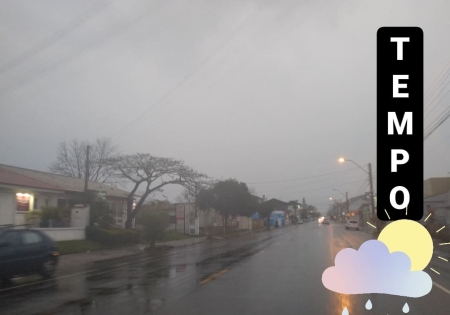 Quarta e quinta-feira deve ser com chuva em São Lourenço do Sul