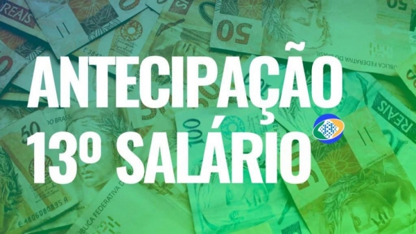 Antecipação de primeira parcela do 13º do INSS começa a ser paga no dia 25