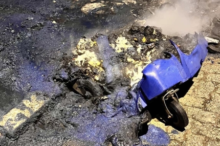 Um total de cinco conteiners foram incendiados em ruas e bairros diferentes na última noite em São Lourenço do Sul