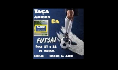 Taça Amigos da AABB acontece nos dias 21 e 22 de março