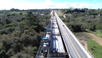 Em razão das Obras na Ponte de Cristal haverá paradas no trânsito no sistema Pare e Siga, das 8h às 10h, desta quarta-feira