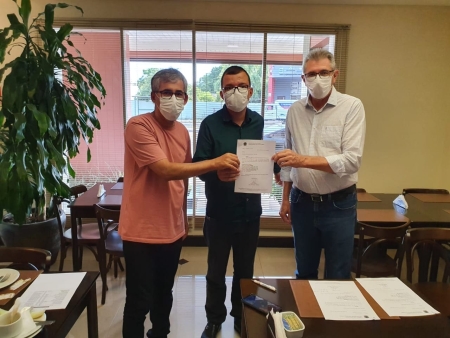 Suplente de vereador Ítalo Pacheco recebeu Emenda Parlamentar do Deputado Federal Heitor Schuch.