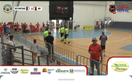 COPA DOS CAMPEÕES  ABF Futsal joga agora conta a Ser Santiago pela Copa dos Campeões em Carazinho