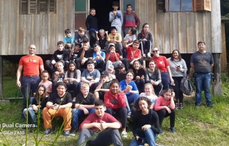 Quarta aula do Projeto Bombeiro Mirim aconteceu neste sábado