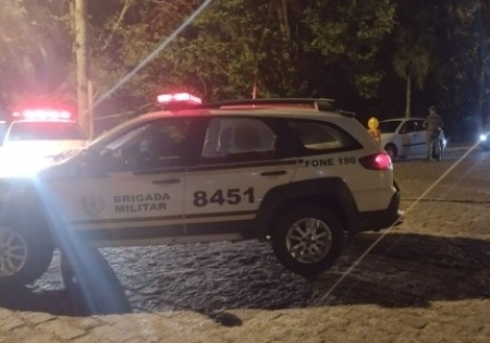 Brigada Militar apreendeu motocicleta que tentou fugir da viatura