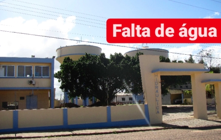 Cidade ficará sem água até que se restabeleça energia elétrica