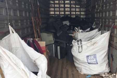 Coleta de lixo eletrônico chega a 10 toneladas 