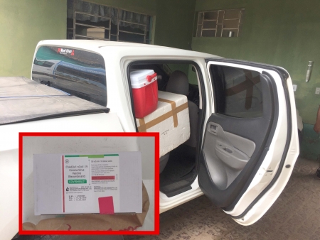 Mais 700 vacinas chegaram no início da tarde em São Lourenço do Sul