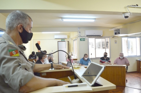 Bancada do PT dialoga com o comando rodoviário da Brigada Militar e encaminha pautas importantes durante Reunião Representativa da Câmara Municipal
