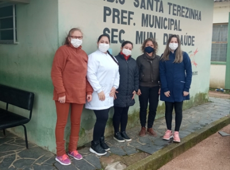 Vereadora Fabiane Peglow visita as UBS da Nova Esperança e Santa Terezinha