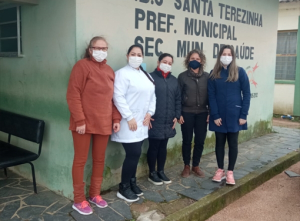 Vereadora Fabiane Peglow visita as UBS da Nova Esperança e Santa Terezinha