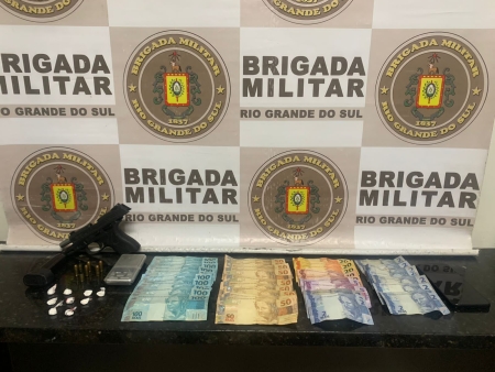 5° Batalhão da Polícia de Choque efetua prisão por tráfico de drogas e posse ilegal de armas na Barrinha
