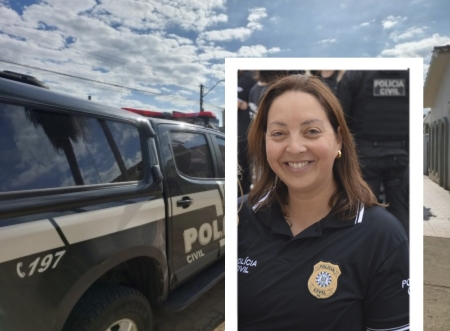 Delegada Márcia Chiviacowsky assumiu Polícia Civil de São Lourenço durante as férias do Delegado Edson Ramalho