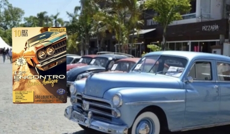 Encontro de Carros antigos acontece neste domingo