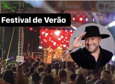 Cristiano Vieira se apresenta neste final de semana no Festival de Verão