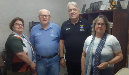 Governador do Rotary 4680 visitou o jornal O Lourenciano