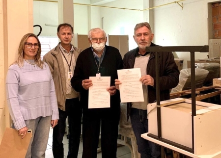 Prefeito Rudinei Harter realizou a entrega de bens móveis à Santa Casa