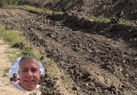 A CASA É SUA: O prefeito Zelmute Marten acompanhou neste domingo o início das obras das 34 novas no Bairro Arthur Kraft