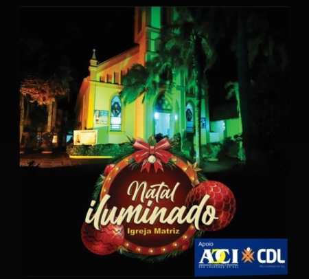 Paróquia de São Lourenço realiza o Natal Iluminado nesta quinta-feira (22)