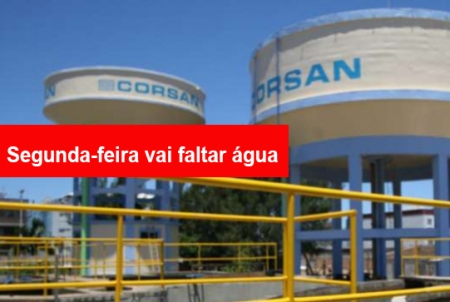 Corsan: Segunda-feira a tarde deve faltar água em São Lourenço do Sul