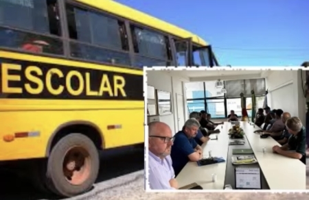 Prefeito Rudinei Harter e Secretário de Educação se Reúnem com Empresários de Transporte Escolar para Alinhar Estratégias para 2024