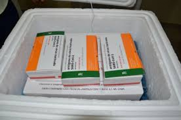 980 vacinas da Pfizer e Coronavac chegam hoje a São Lourenço para vacinação de primeira e segunda dose