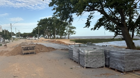 Prefeitura inicia obra de reconstrução na Avenida Getúlio Vargas próximo a Ponta da Ilha