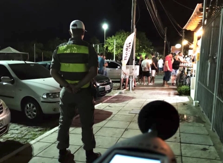 Brigada Militar e Poder Executivo realizam ação de prevenção à poluição sonora em SLS
