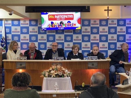 Plano Plurianual será discutido na Câmara de Vereadores nesta sexta-feira (7)