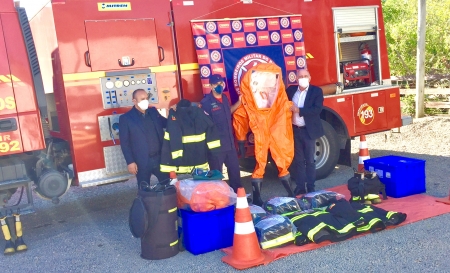 Corpo de Bombeiros de SLS recebeu R$ 40 mil reais investidos em materiais com verbas do FUNREBOM
