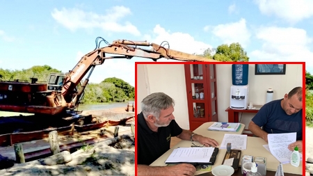 Prefeitura adquiriu uma nova draga para São Lourenço do Sul