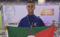 Atleta lourenciano Vinicius Almeida foi destaque no Campeonato Sul Americano de Muaythai    