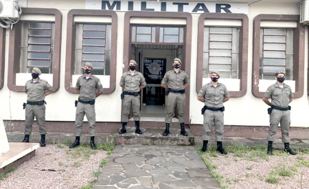 Renovação no efetivo da Brigada Militar de São Lourenço do Sul e Turuçu