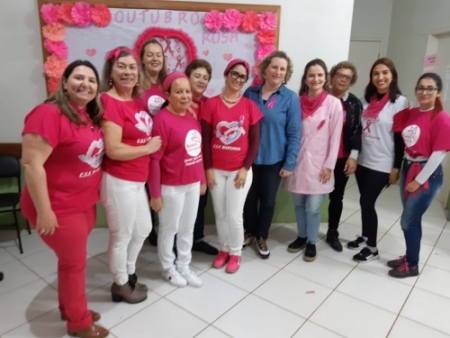 UBS Barrinha realizou atividades alusivas ao Outubro Rosa