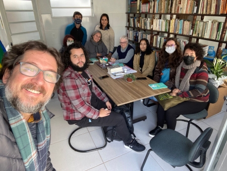 Curso de Letras da FURG SLS visita Centro de Escritores Lourencianos e Academia de Artes e Letras
